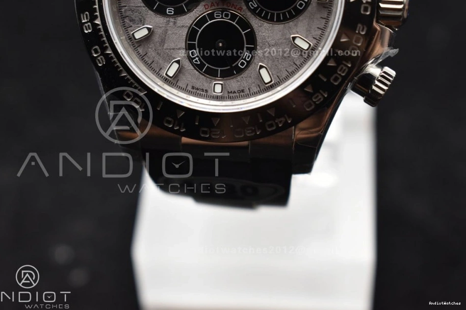 Dial 1:1 Strap Best Edition Unisex 116519 Oysterflex QF SA Gray on 788 Daytona Rubber 0211